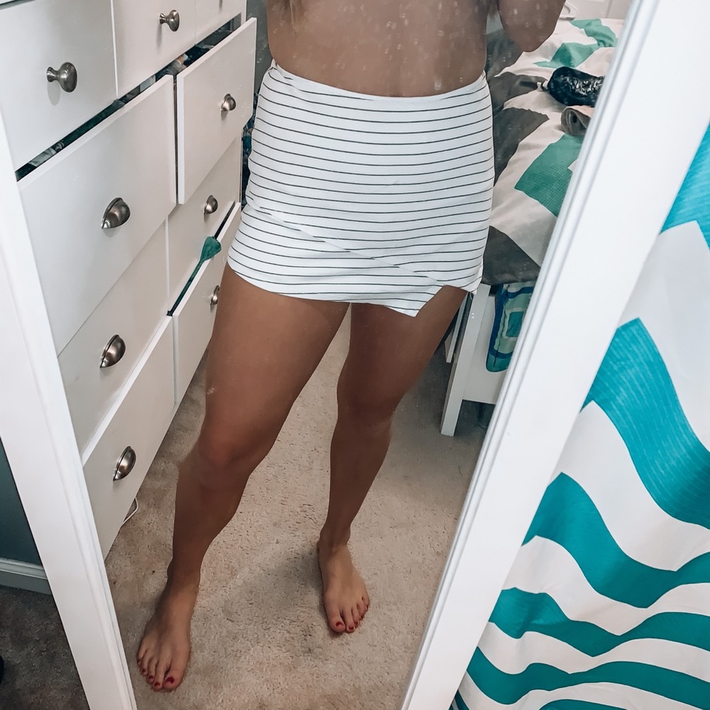 White Skort